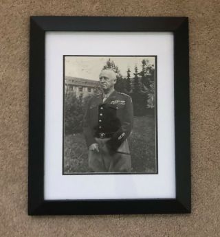 Signed Autographed Picture of General George S Patton Jr.  WWII World War 2 1945 3
