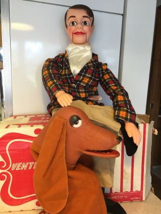 Vintage Juro Jimmy Nelson ' s Danny O ' Day Ventriloquist Dummy 28” With Farke 2