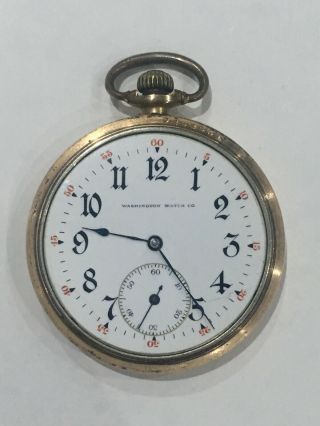 1912 Illinois 12s 21j pocket watch in 14K GF case.  EXTRAORDINARILY RARE 4