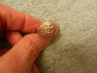 Wwii Us Navy Personal 10k Gold Men 