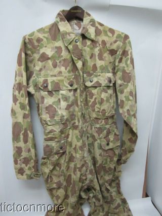 Wwii Us Army Frog Camo Coveralls