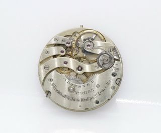 39mm Antique Patek Philippe Pocket Watch Movement W/ Dial And Hands