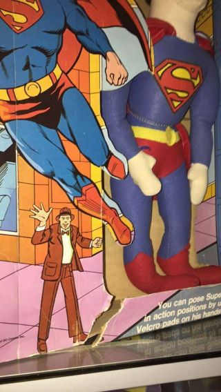 Superman Knickerbocker Doll Figure 1978 Plush Poseable Vintage Display 20 