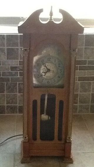 Vintage United Clock Corp.  Model No.  444 Small Grandfather Clock