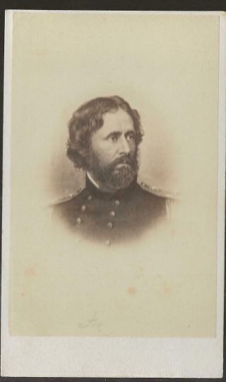 Civil War Cdv Union General John C Fremont California