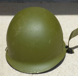 US Military Post Vietnam Era M1 Helmet 8470 - 00 - 153 - 6671 Steinberg Bros 8