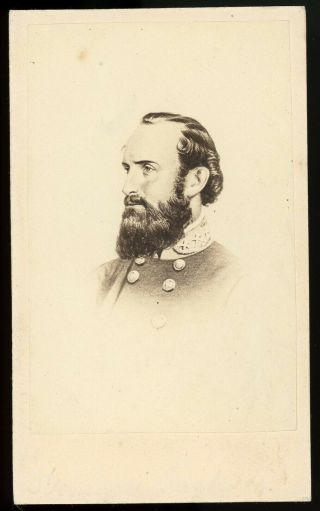 General Stonewall Jackson Civil War Cdv
