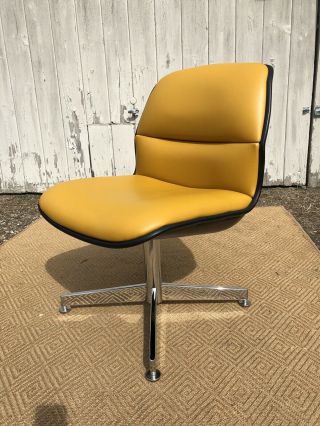 All - Steel Inc Mid Century Modern Executive Swivel Desk Chair Knoll Pollack Style
