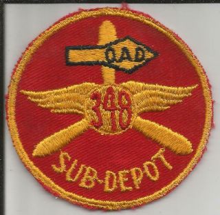 Ww 2 Us Army Air Force Ogden Air Depot 348 Sub Depot Casper Wy Patch Inv S952