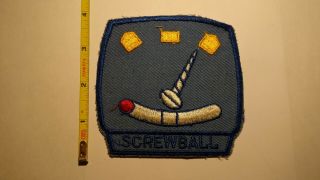 Extremely Rare Unknown " Screwball " Usn Or Usaf Patch.  Rare Unknown Patch