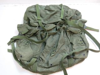 Vintage Military Combat Field Pack Model Lc - 1 Large Nylon / No Frame