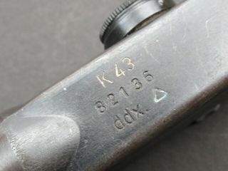 Late war ddx ZF4 scope for G43 and K43 ZF41 authentic WWII ZF 4 Mauser 10