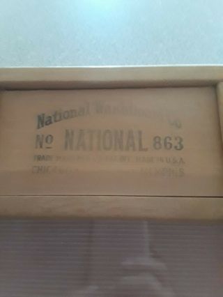 Vintage Lingerie Washboard The Glass King National Washboard Co No 863 USA 2