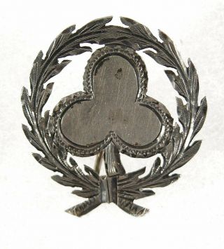 1860s Civil War Corps Badge - 2nd Corps / 3rd Division Jeweler Made Corps Badge