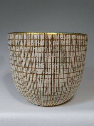Raymor Seta Bowl Aldo Londi Bitossi Vtg Mid Century Modern Italian Art Pottery 4