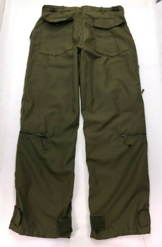 F274 Trousers,  Flyer’s Hot Weather Fire Resistant OG - 106 sz Med Long (Mea 34x32) 4