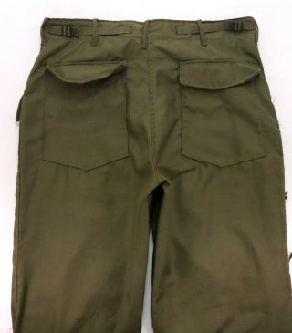 F274 Trousers,  Flyer’s Hot Weather Fire Resistant OG - 106 sz Med Long (Mea 34x32) 5