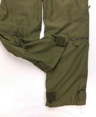 F274 Trousers,  Flyer’s Hot Weather Fire Resistant OG - 106 sz Med Long (Mea 34x32) 8