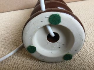 Mid Century Brutalist Lamp Base Royal Doulton Sheerlite Modernist UK fitting 8