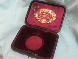 Vintage Patek Philippe Pocket Watch Box Case