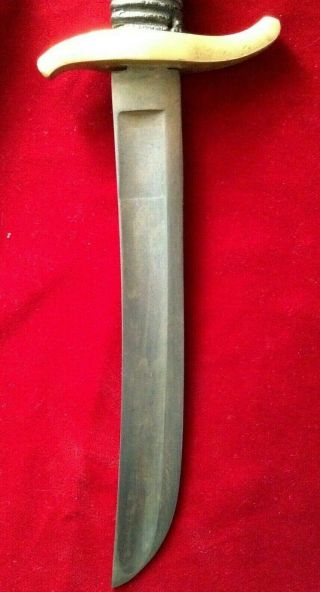 Rare 1862 Ames Confederate Civil War Bowie Knife 11