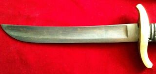 Rare 1862 Ames Confederate Civil War Bowie Knife 12