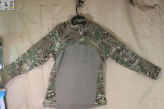 Massif Multicam / Ocp 1/4 Zip Combat Shirt Military Issue Nu W/out Tags Medium