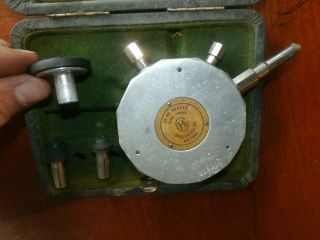 Vintage Antique Hasler Bern Switzerland Speed Indicator Tool Serial No.  116207 4