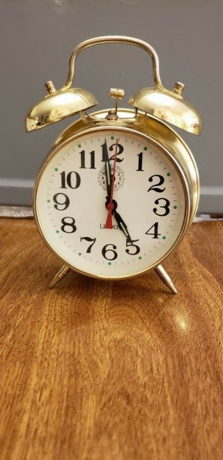 Vintage Linden Twin Bell Alarm Clock