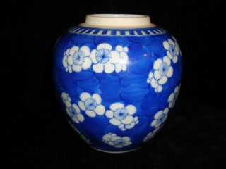 Antique Chinese Kangxi Ginger Jar - Signed