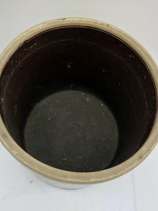 Antique Stoneware 3 Gallon Salt Glazed Crock 4