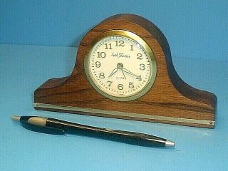Vintage Seth Thomas Wind - Up Mini Mantle Alarm Clock Absolutely
