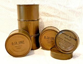 Vietnam C - Rations - Individual Cans From B - 1a And B - 3a Unit Contents