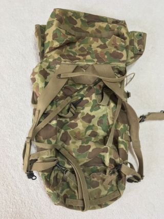 WW2 Tropical Rucksack Bag M1942 “Duck Hunter” Camouflage Unissued Rare 2