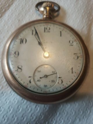 Antique 18s Elgin B.  W Raymond 15 jewel Rail Road pocket watch.  1881 6