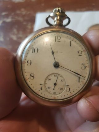 Antique 18s Elgin B.  W Raymond 15 jewel Rail Road pocket watch.  1881 7
