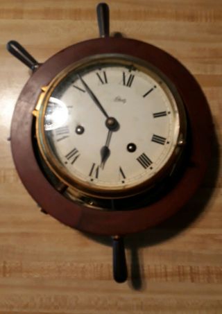 Vintage Schatz Ship’s Bell Clock