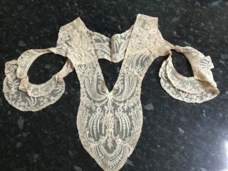 Antique Lace Collar Trim Textiles Fabric Vintage