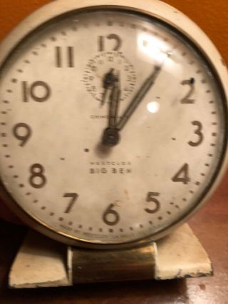 Vintage Antique “ Big Ben By Westclock” Collectible Alarm Clock 2