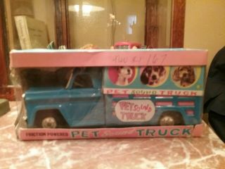 Very Rare 1967 Tin Friction Pet Sound Truck