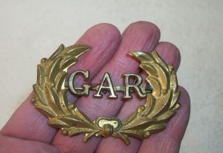 Authentic Gar Civil War Hat Pin Badge