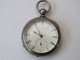 1860s Tremont/melrose Watch Co.  18 Size Pocket Watch Rare 2 Stars