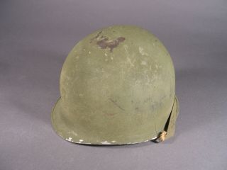 Wwii U.  S.  Military M1 Steel Helmet,  Fixed Loop,  Vietnam Rebuild
