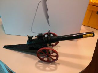 Vintage Big Bang Cannon Large Conestoga - Black And Red Really