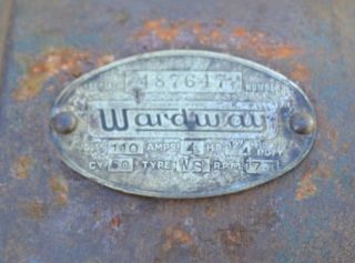 Vintage Wardway 1/4hp Electric Motor Antique Washing Machine Washer 4