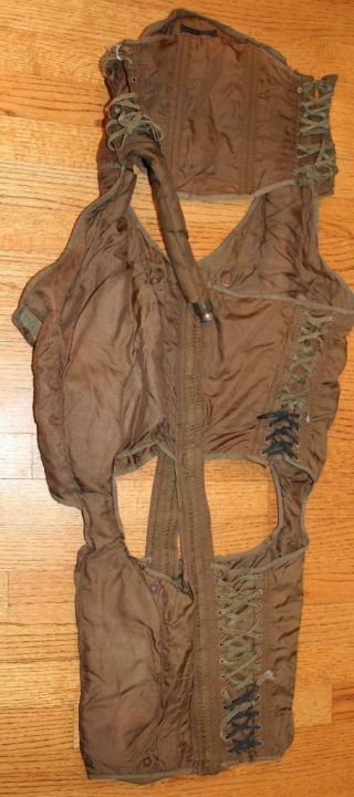 Vintage Rare Ww2 Usaaf Fighter Pilot Type G - 3a Pneumatic Anti G Suit