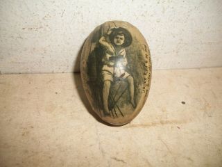 Vintage Antique Tin Litho Easter Egg The Brave Sailor Home Novelty Ny