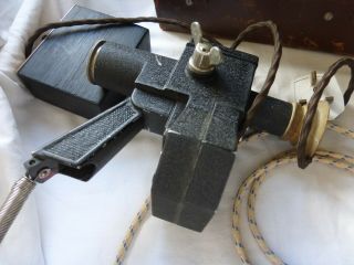 Vintage Foster Instrument Co Ltd Optical Pyrometer.  In Case Etc.