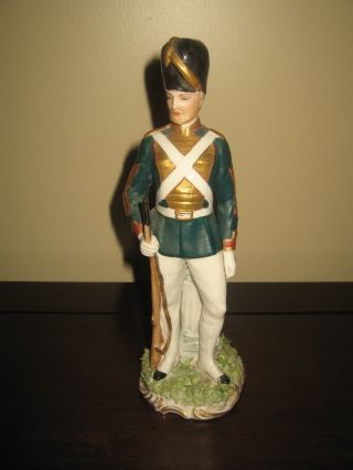Luigi Fabris Porcelain Napoleon Soldier - Old Guard Grenadier,  Made In Italy
