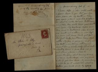 14th Pennsylvania Cavalry Civil War Letter - Rebels Shot Pickets - Content